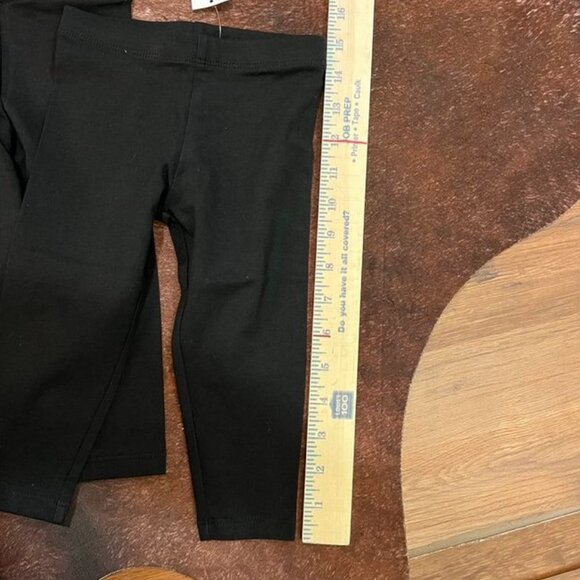 The Children’s Place Black Cropped Leggings NWT - Picture 3 of 6